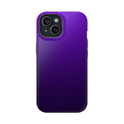Midnight Amethyst: Dark Purple Gradient MagSafe Case