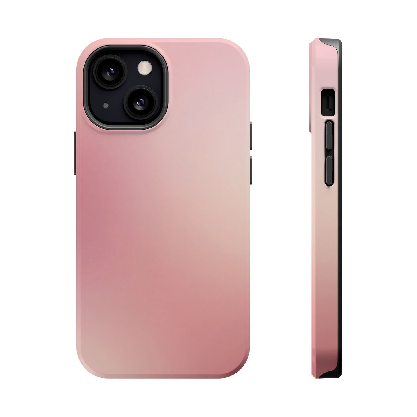 Elegant Rose Gold Gradient Magnetic Case