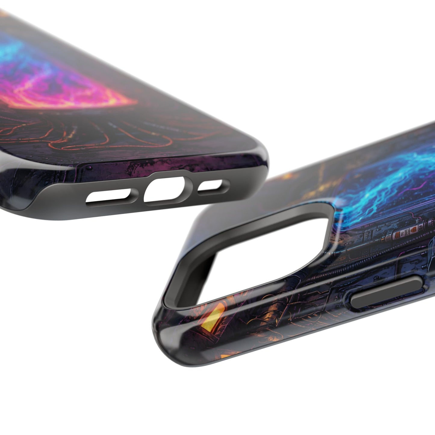 Neon Reactor: Cyberpunk Energy Core MagSafe Case
