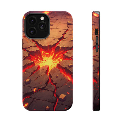 Magma Impact: Epic Shattered Earth MagSafe Case