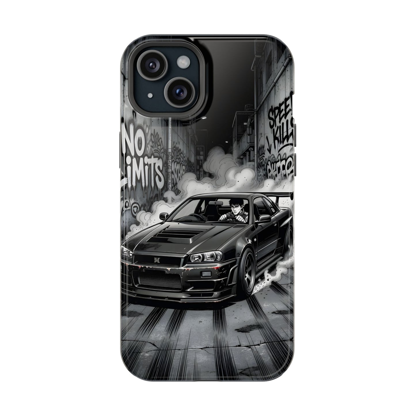 No Limits JDM Manga Skyline Magnetic Case