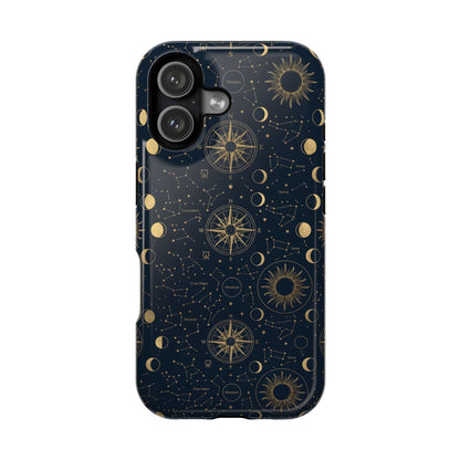 Solar Navigator Antique Gold Celestial Magnetic Case