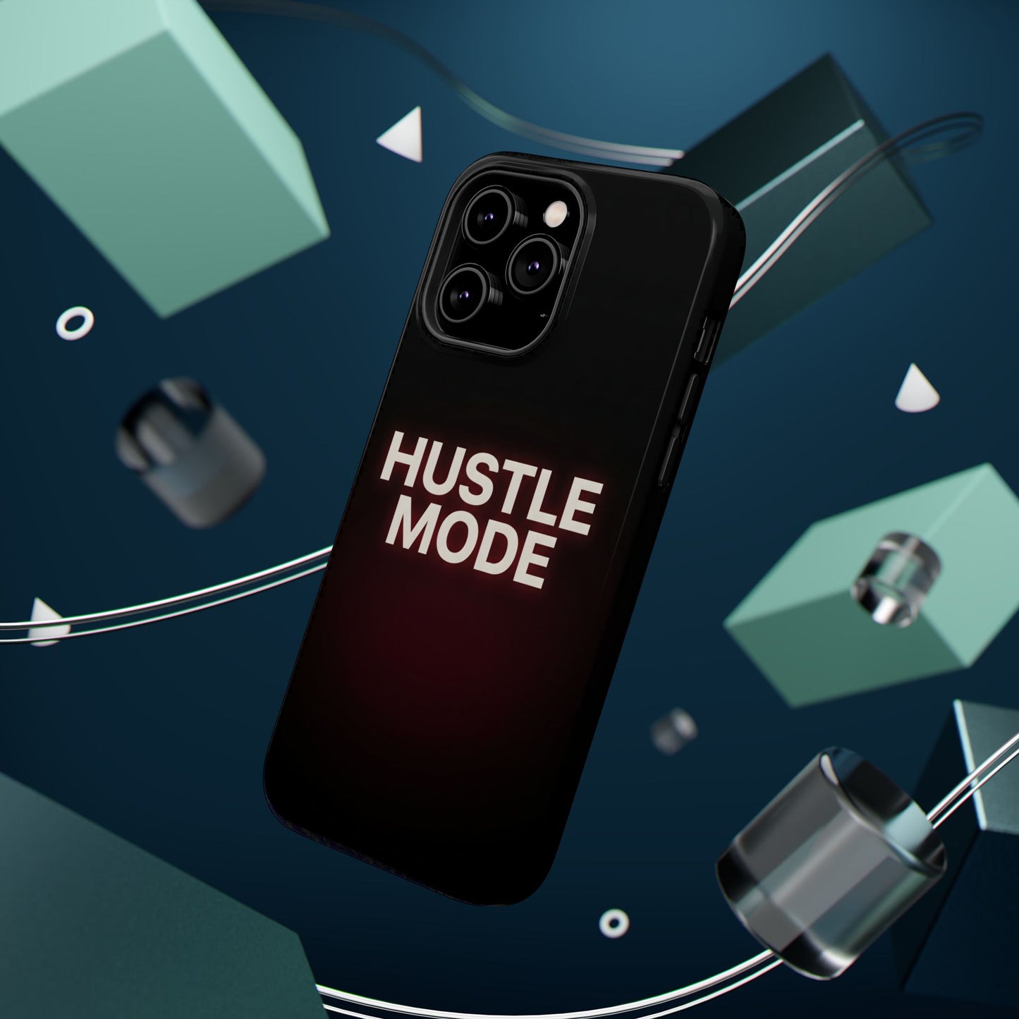 Hustle Mode Motivational Magnetic Impact Case