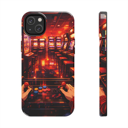 Retro Arcade Game POV Tough Case - Cyber City Gaming Cover for iPhone & Samsung