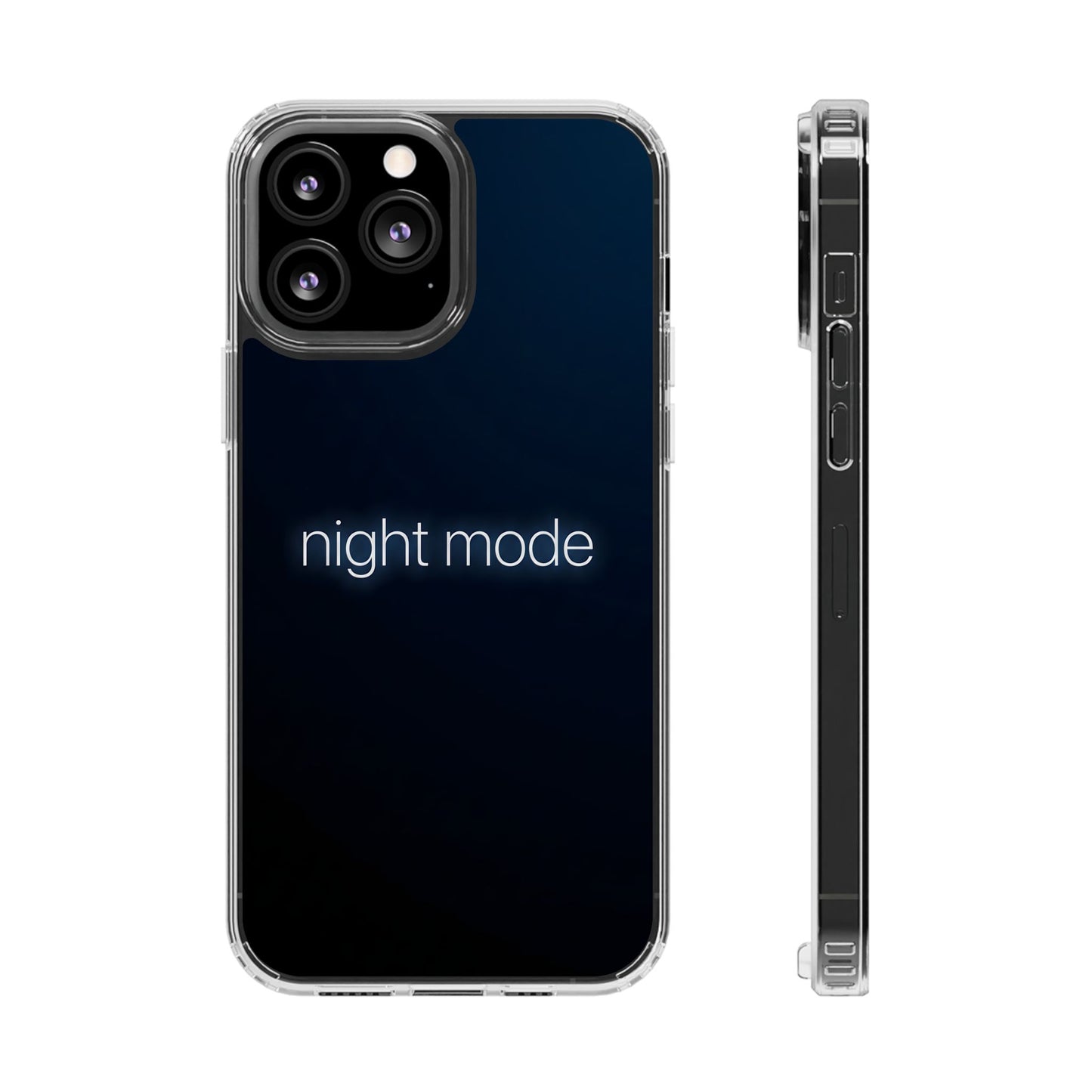 Night Mode Clear Case - MagSafe Compatible Dark Aesthetic Cover