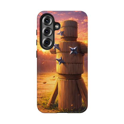 Sunset Ninja Training Tough Case - Shuriken Dojo Cover for iPhone & Samsung