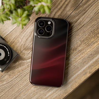 Sleek Burgundy Flow Magnetic Impact Case