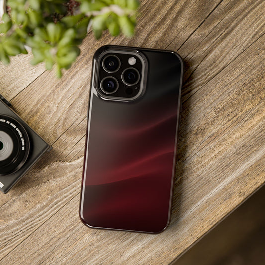 Sleek Burgundy Flow Magnetic Impact Case