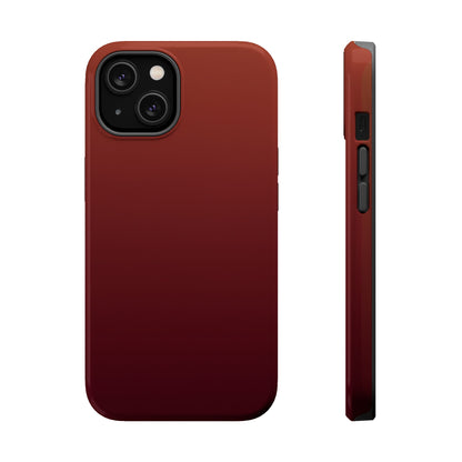 Black Cherry Ombre: Deep Burgundy Gradient MagSafe Case