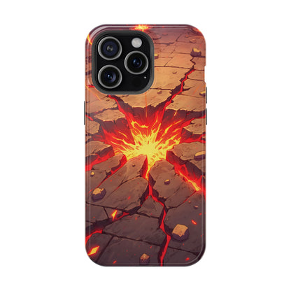 Magma Impact: Epic Shattered Earth MagSafe Case