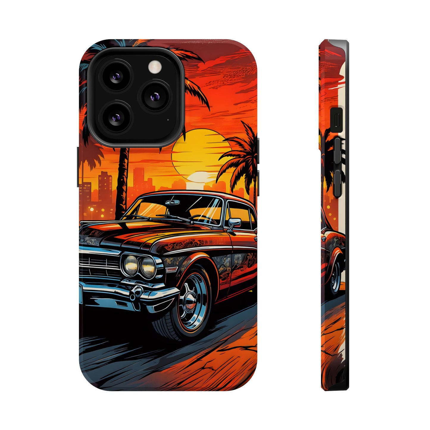 Vice City Cruiser: Comic Style Muscle Car MagSafe Case