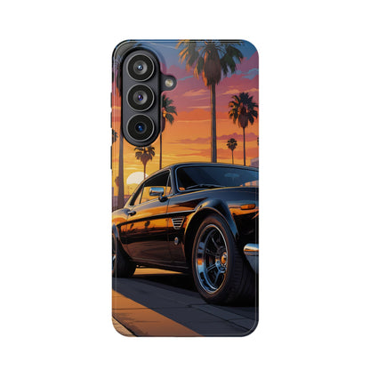Pacific Cruiser: Cinematic Muscle Car Sunset MagSafe Case