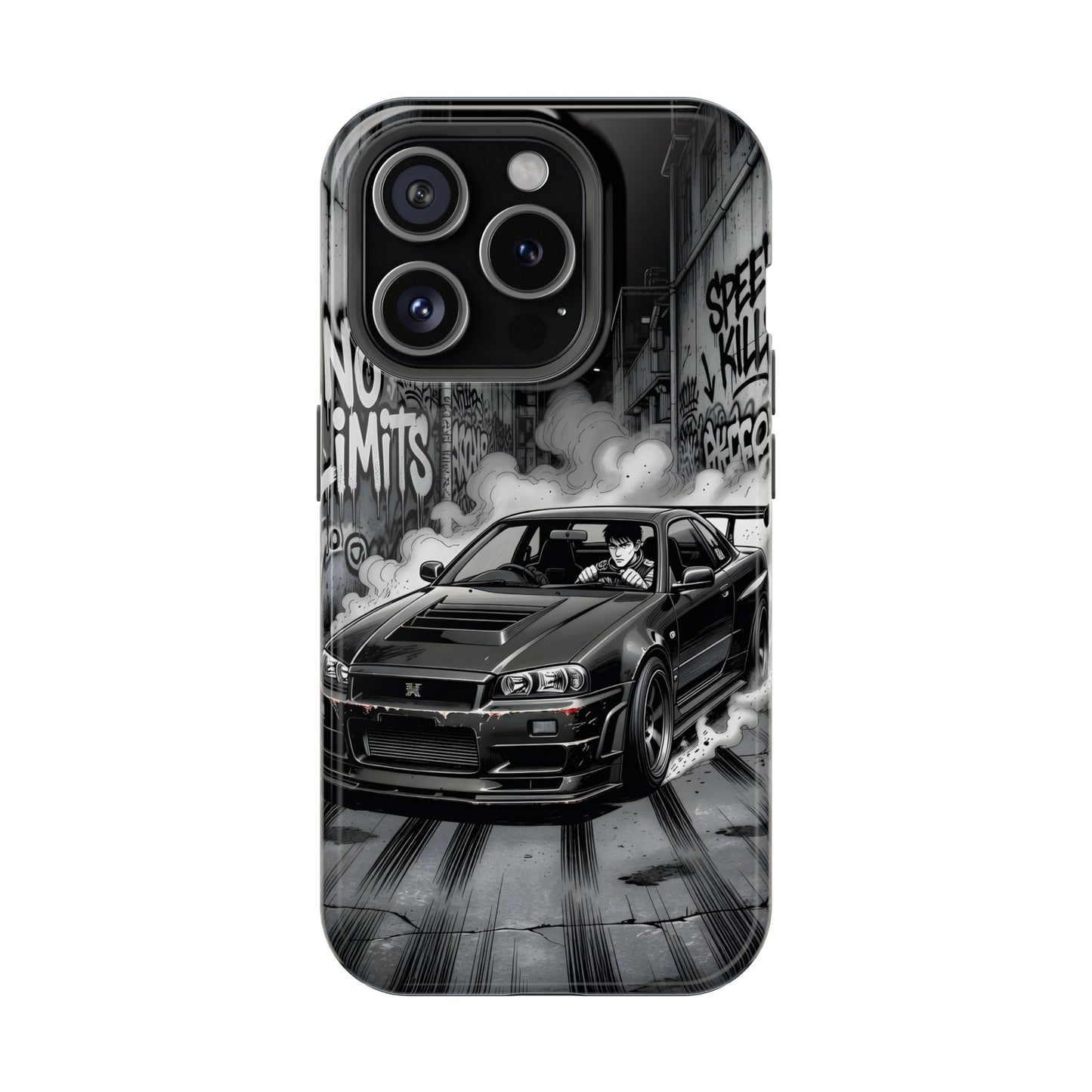 No Limits JDM Manga Skyline Magnetic Case