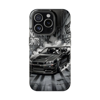 No Limits JDM Manga Skyline Magnetic Case