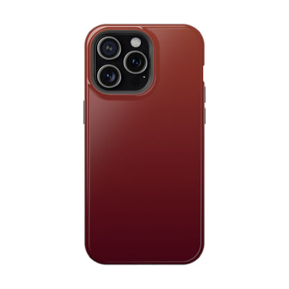 Black Cherry Ombre: Deep Burgundy Gradient MagSafe Case