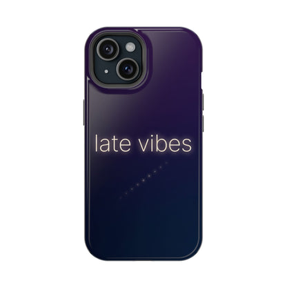 Late Vibes Purple Gradient Magnetic Impact Case