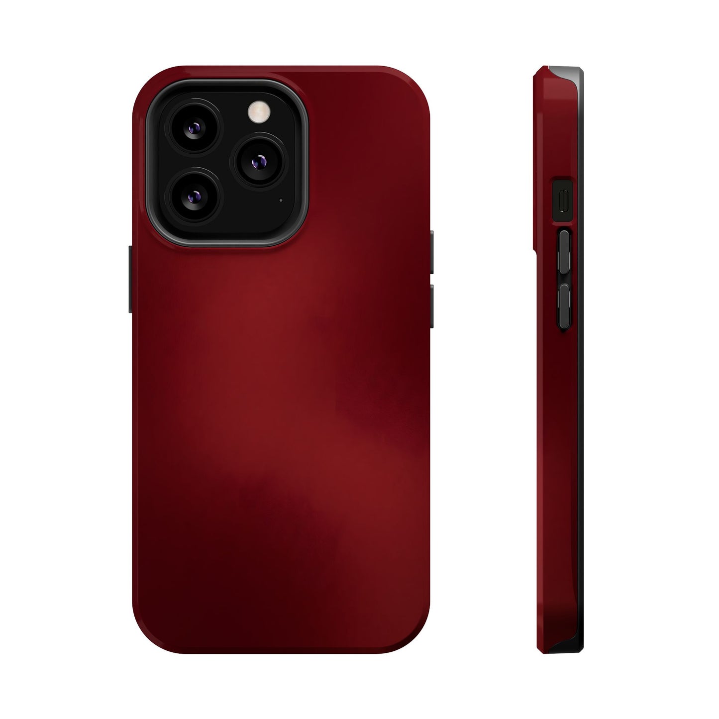 Deep Crimson Gradient Magnetic Impact Case