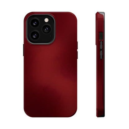 Deep Crimson Gradient Magnetic Impact Case