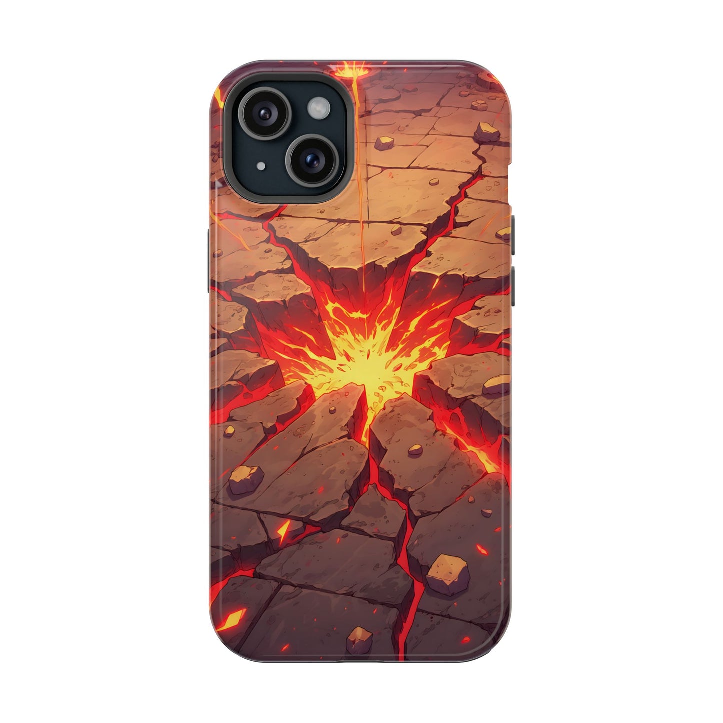 Magma Impact: Epic Shattered Earth MagSafe Case