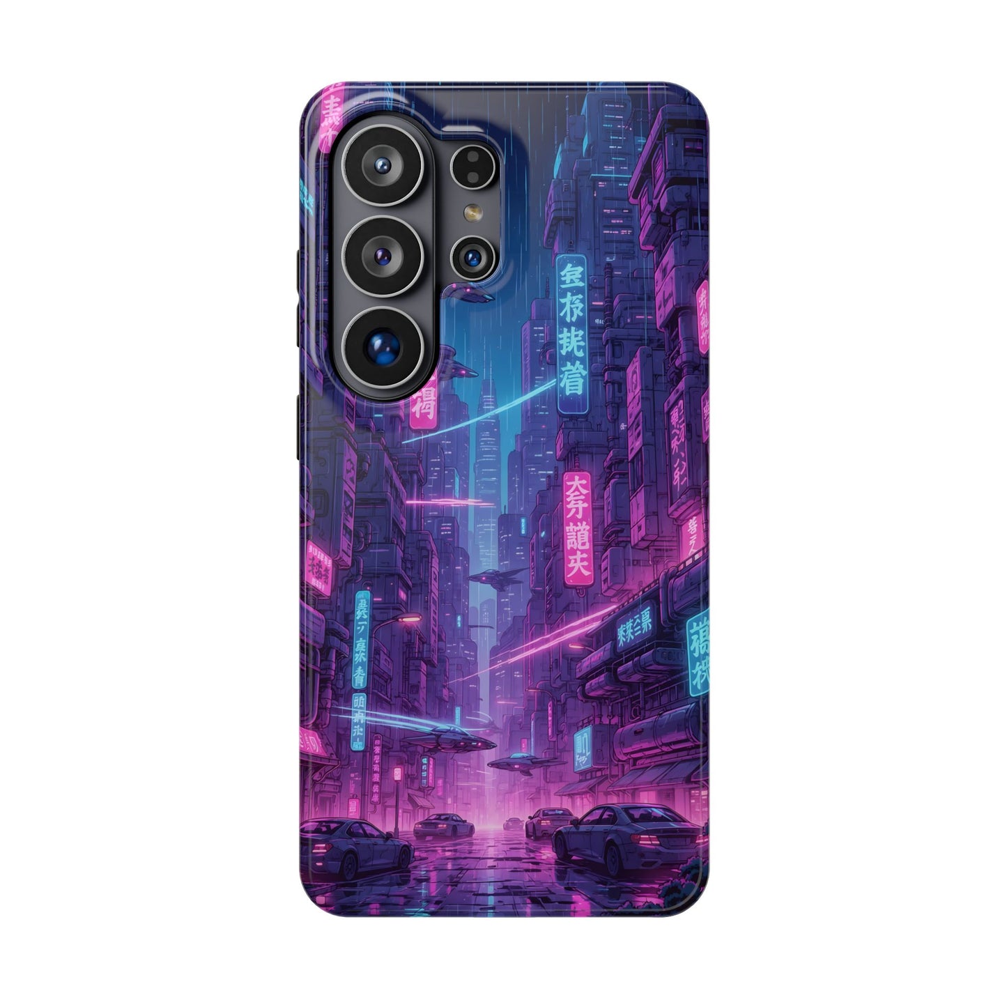 Neo-Tokyo Nights: Premium Cyberpunk Cityscape MagSafe Case