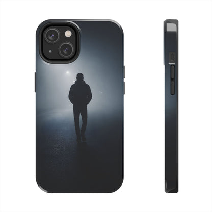 Foggy Night Silhouette Tough Case - Urban Mystery Cover for iPhone & Samsung