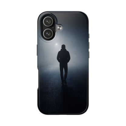Foggy Night Silhouette Tough Case - Urban Mystery Cover for iPhone & Samsung