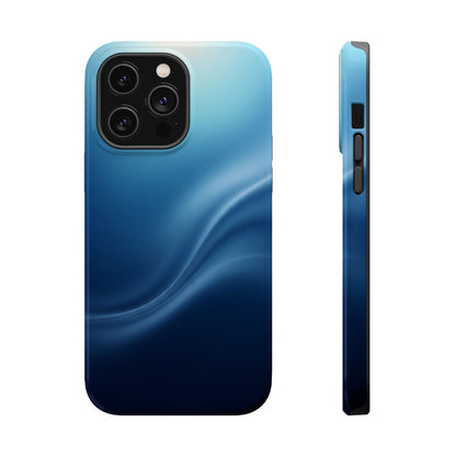Blue Wave Abstract Magnetic Impact Case