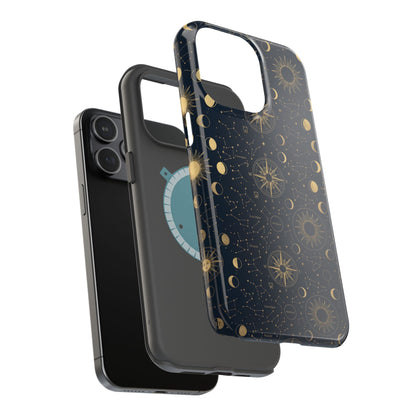 Solar Navigator Antique Gold Celestial Magnetic Case