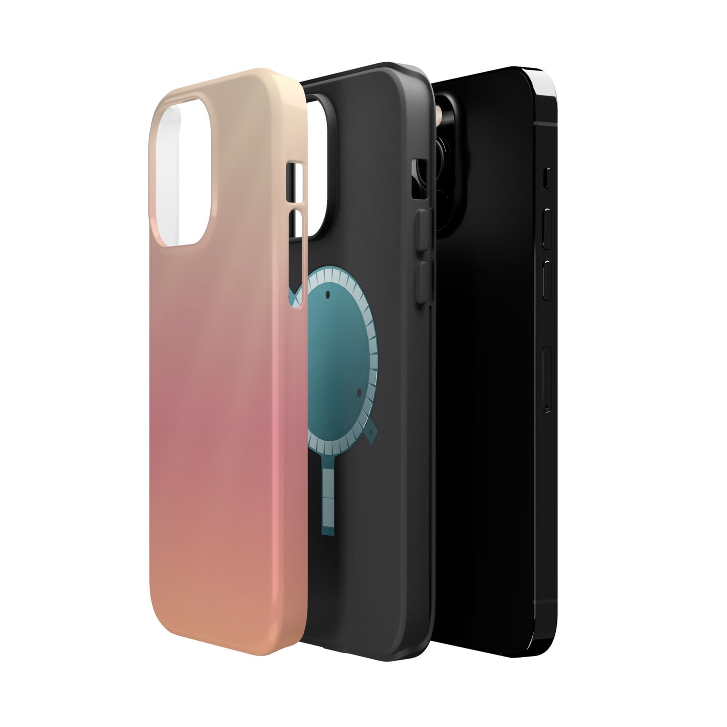 Sand to Dusty Rose Gradient Magnetic Impact Case