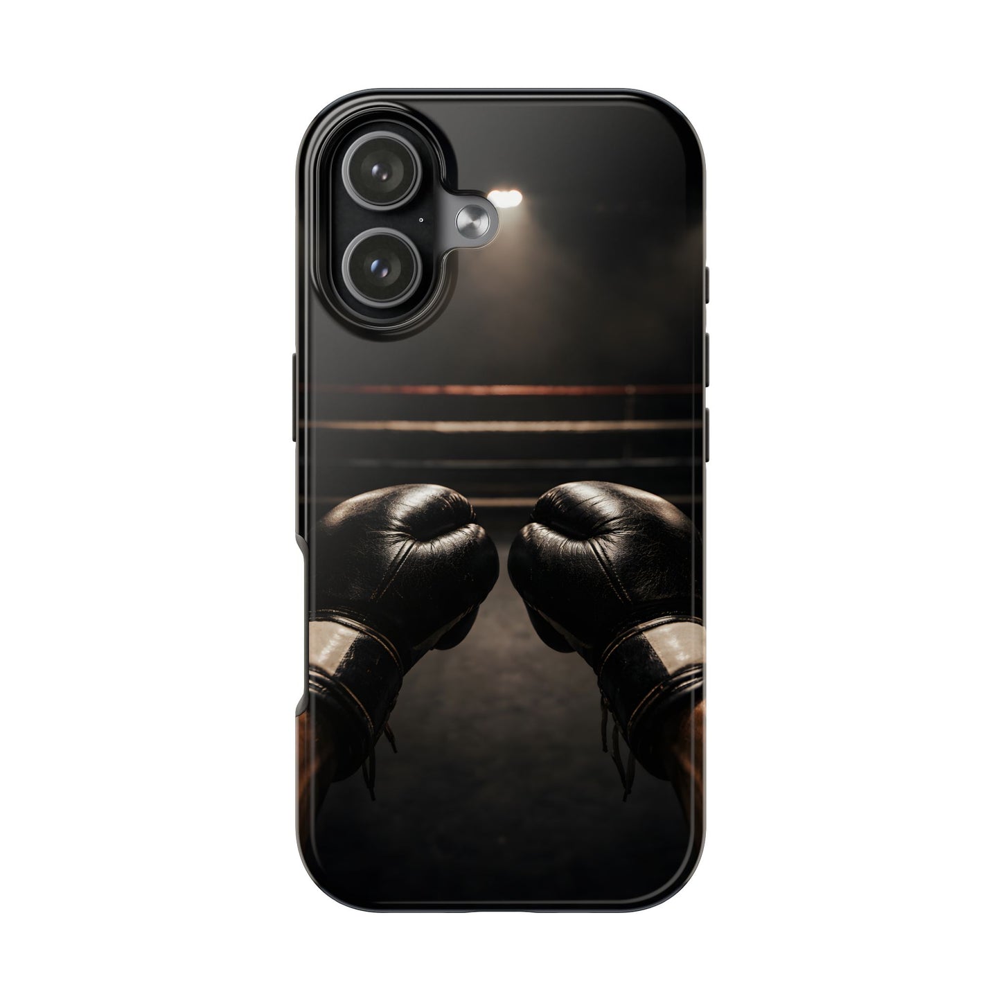 Boxing Gloves Ring POV Tough Case - Cinematic Combat Sports Cover for iPhone & Samsung