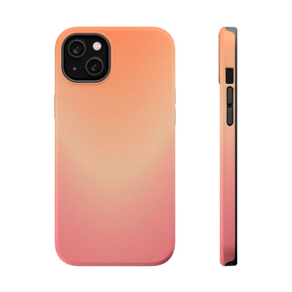 Peach to Rose Pastel Gradient Magnetic Case