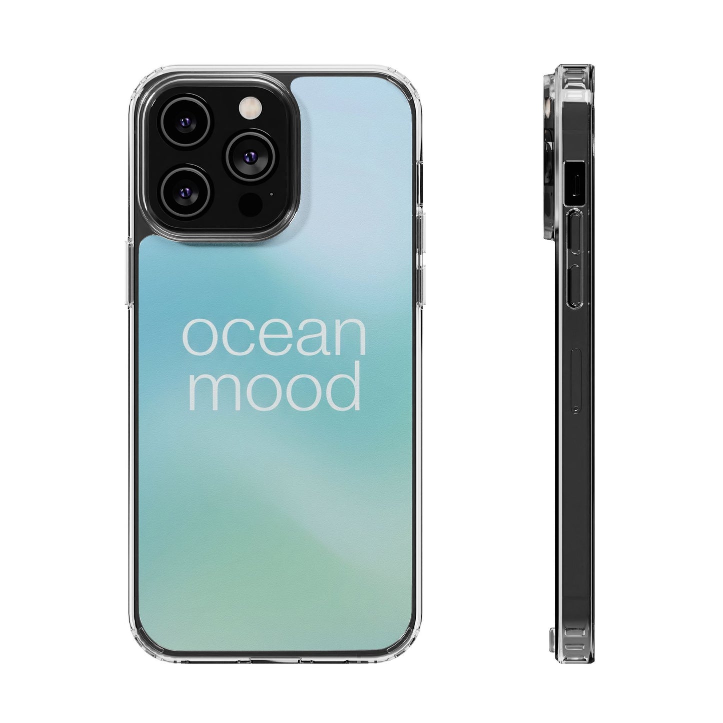 Ocean Mood Clear Case - MagSafe Compatible Coastal Gradient Cover