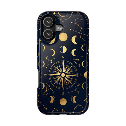 Celestial Navigator Golden Compass Magnetic Case