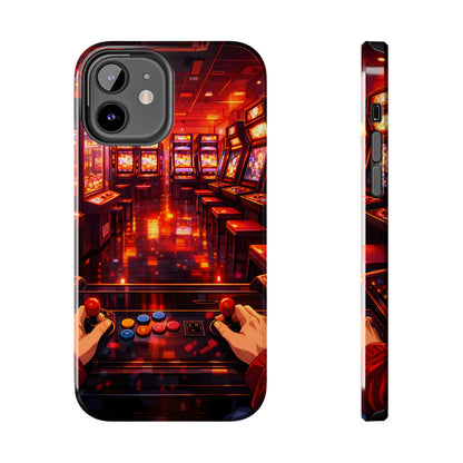 Retro Arcade Game POV Tough Case - Cyber City Gaming Cover for iPhone & Samsung