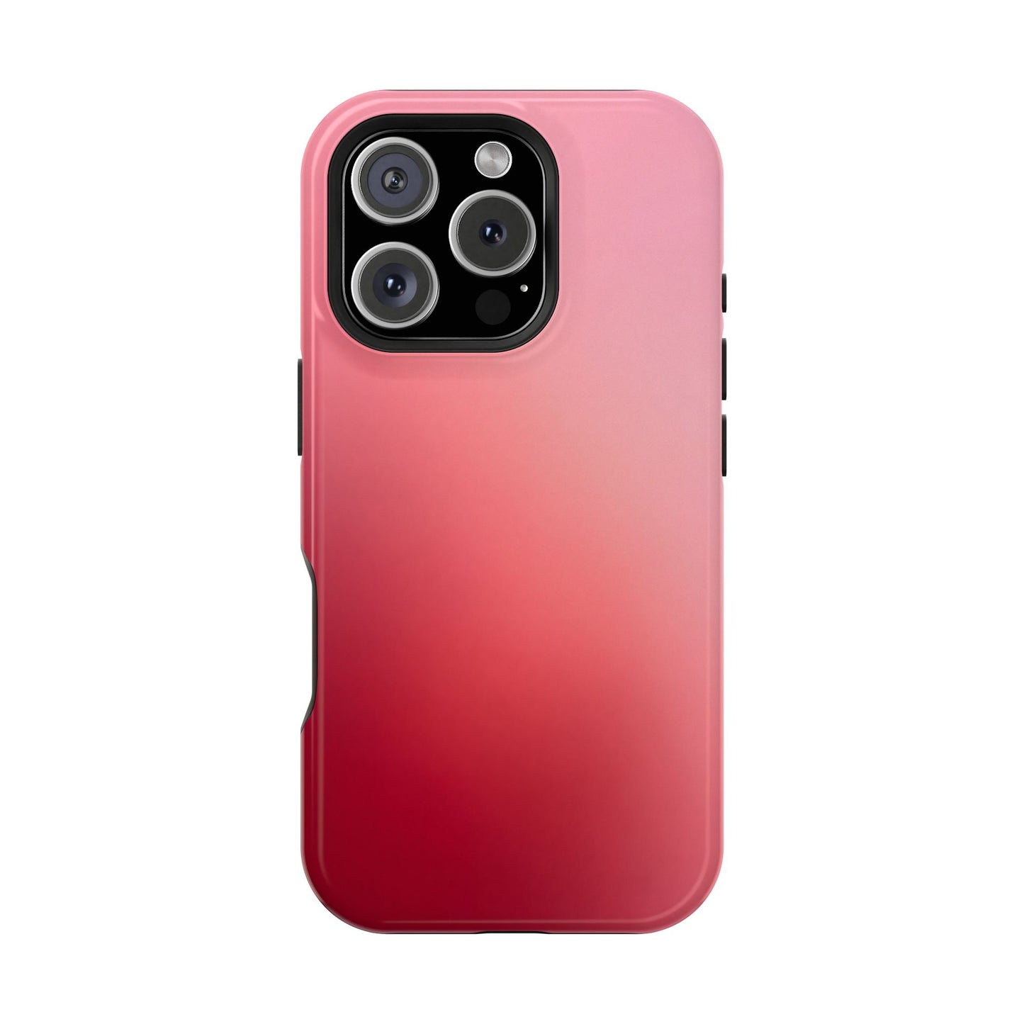 Hot Pink to Crimson Gradient Magnetic Case