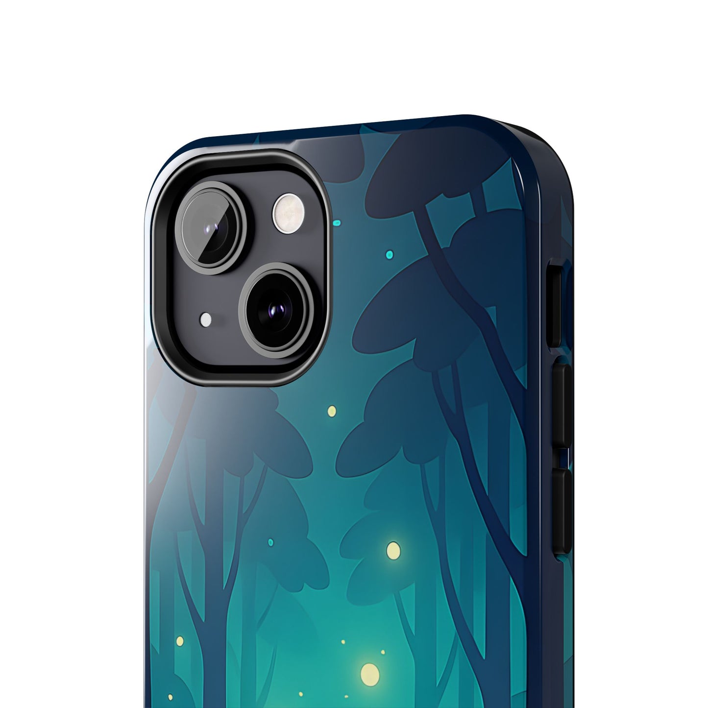 Enchanted Forest Fireflies Case - Mystic Nature Tough Cover for iPhone & Samsung