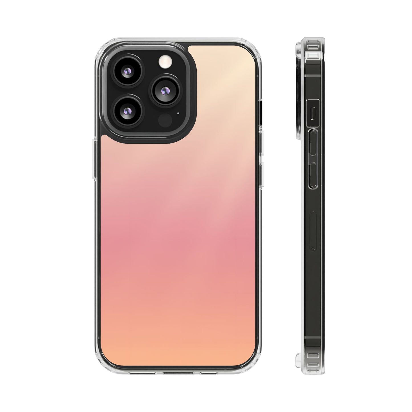 Golden Hour Aura Clear Case - MagSafe Compatible Warm Gradient Cover