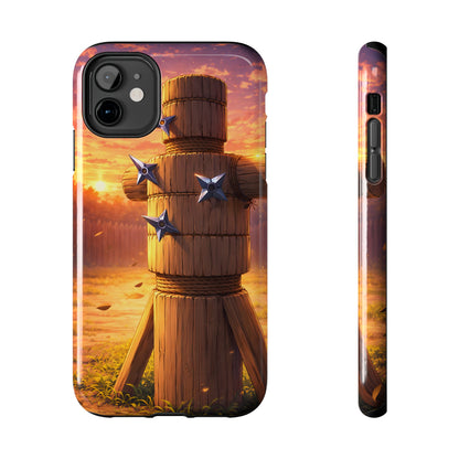 Sunset Ninja Training Tough Case - Shuriken Dojo Cover for iPhone & Samsung