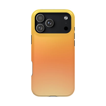 Golden Sunrise Gradient Magnetic Impact Case