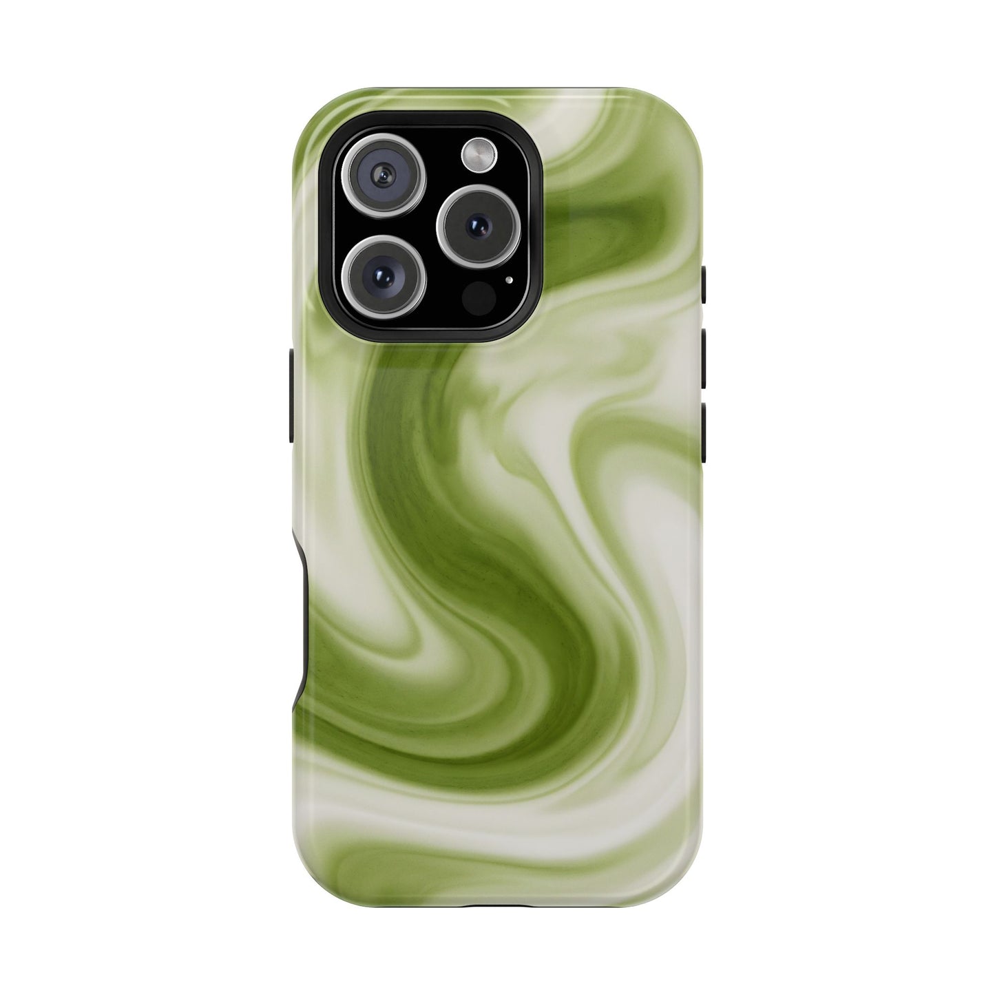 Green Marble Magnetic Impact-Resistant Phone Case