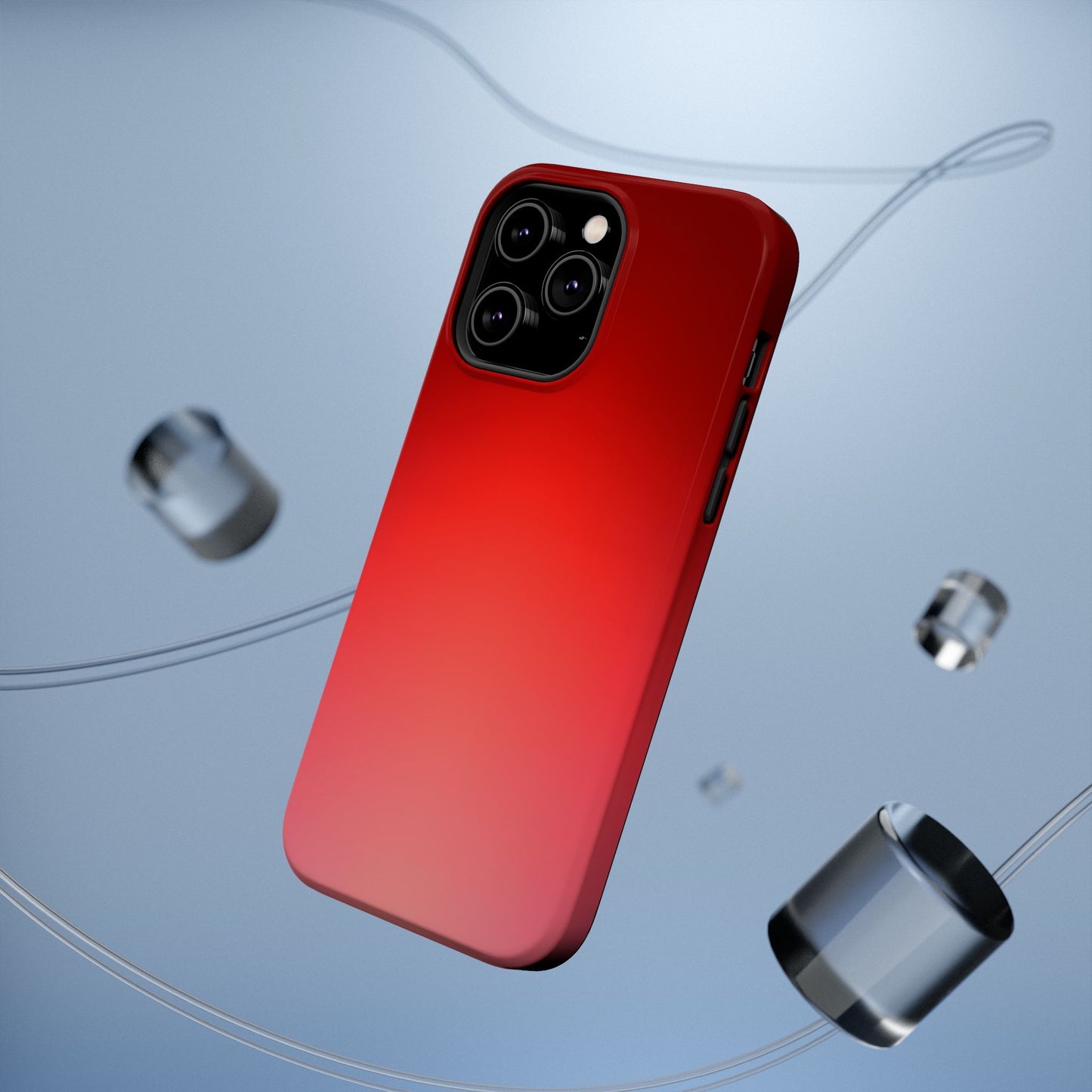 Bold Cherry Red Gradient Magnetic Impact Case