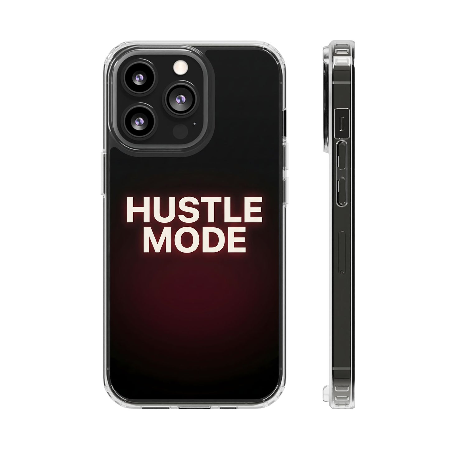Hustle Mode Clear Case - MagSafe Compatible Dark Glowing Cover
