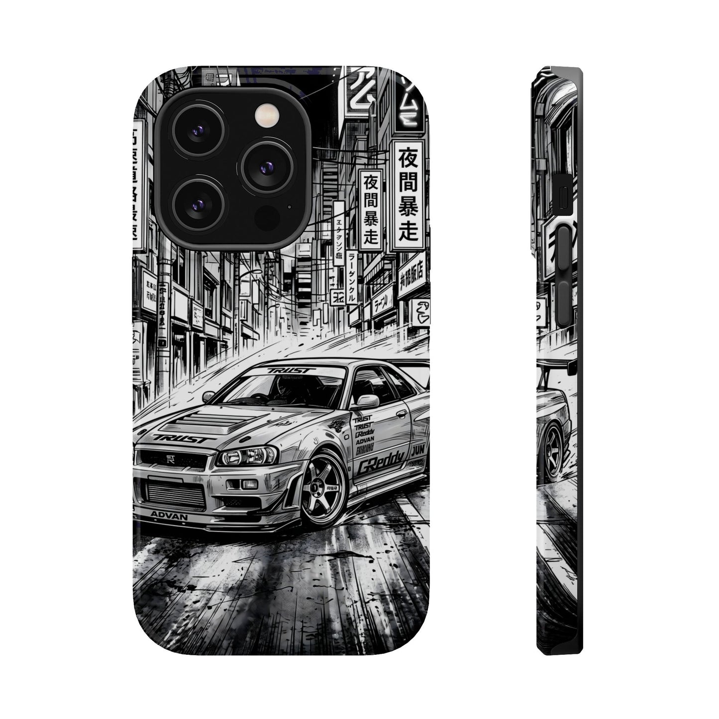 JDM Skyline Tokyo Drift Magnetic Impact Case