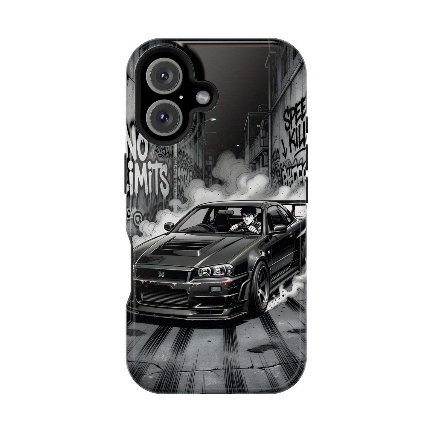 No Limits JDM Manga Skyline Magnetic Case
