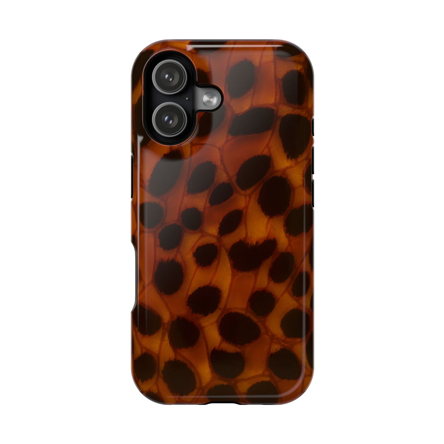 Dark Amber Tortoise Shell Magnetic Tough Case