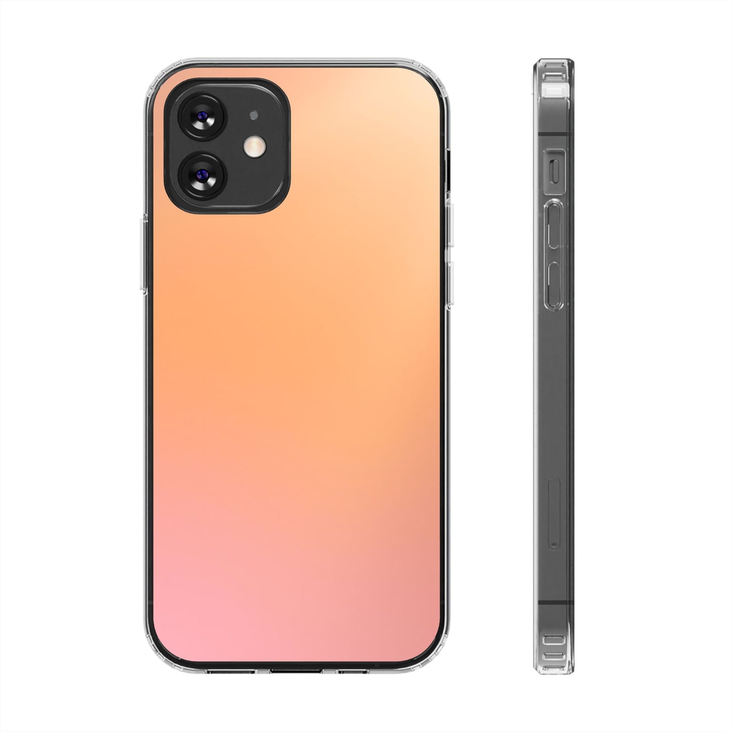 Sunset Aura Clear Case - MagSafe Compatible Warm Gradient Cover