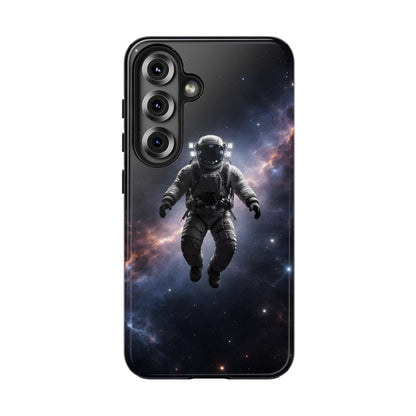 Deep Space Nebula Astronaut Tough Case - Realistic Galactic Cover for iPhone & Samsung