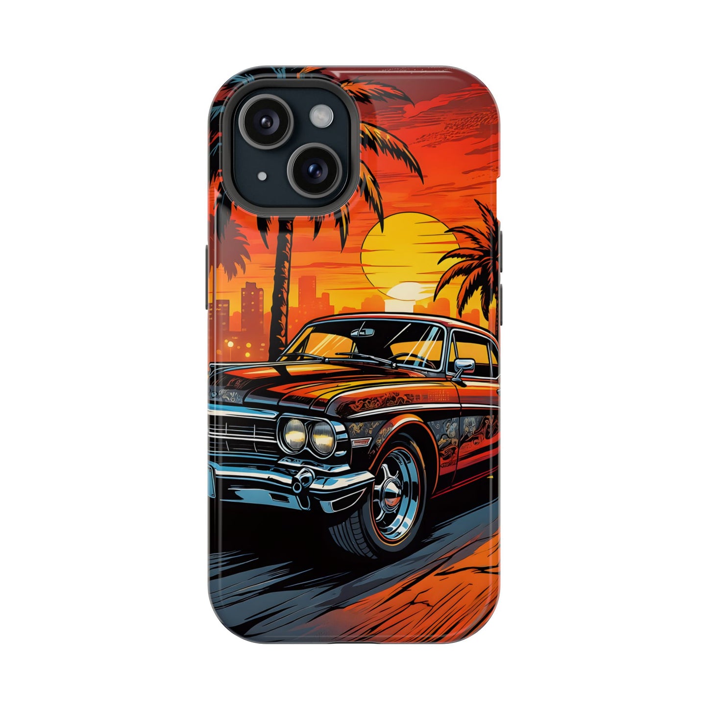 Vice City Cruiser: Comic Style Muscle Car MagSafe Case