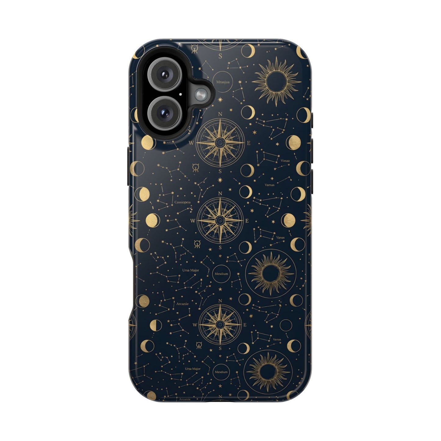 Solar Navigator Antique Gold Celestial Magnetic Case