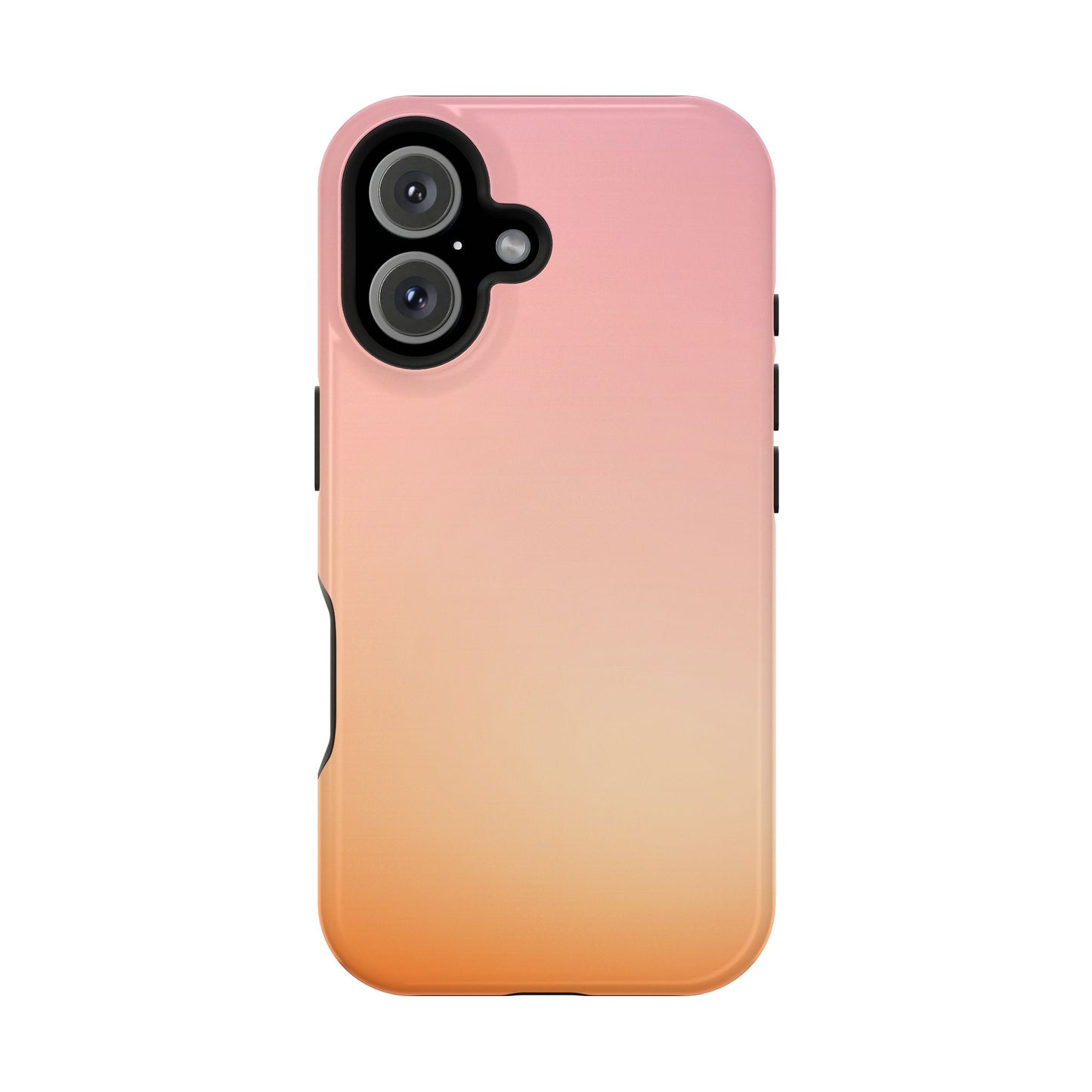 Pink to Orange Sunset Gradient Magnetic Impact Case